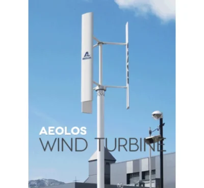 Aeolos Vertical Axis Wind Turbines (300W to 10kW)